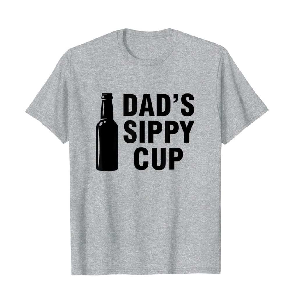 Dad's Sippy Cup T-Shirt size L